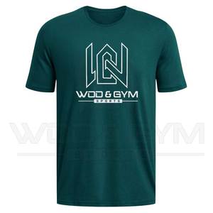 เสื้อยืดแห้งเร็วของผู้ชายเสื้อผ้าแนวสตรีทแบบลำลองมีลายพิมพ์โลโก้ - Product Image 3