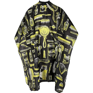 Salon professionnel Cape coupe de cheveux blancs Cape de barbier Logo personnalisé Cape de coiffure pour adultes - Product Image 5