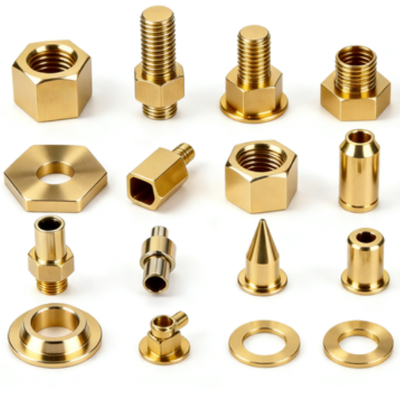 Precision CNC-Machined Machining Service High Precision ±0.01mm High-Adaptability Brass Custom CNC Machining Hardware Connectors