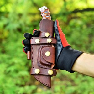 Couteau de style Tracker en acier Damas 2025 en gros fait à la main avec gravure sur logo personnalisé et emballage OEM - Product Image 2