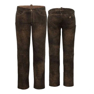 Vêtements neufs personnalisés vêtements traditionnels pour hommes pantalons bavarois/pantalons bavarois décontractés pour hommes en cuir de daim de vache bon marché - Product Image 1