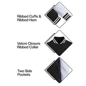 Veste bomber décontractée tendance pour homme, veste d'hiver coupe-vent et chaude pour femme, design à col en V, veste à boutons - Product Image 6