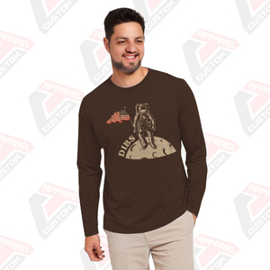 heritage men long sleeve cotton jersey t <b>shirt</b> timeless comfort - Product Image 3