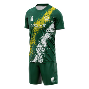 Camiseta de Fútbol para Hombre de Alta Calidad, Transpirable, de Secado Rápido, 100% Poliéster, con Patrón Geométrico 24/25, Personalizable OEM, Fábrica Tailandesa - Product Image 4