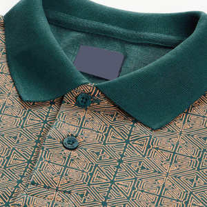 Camiseta Polo Sublimada para Hombre, Impresión Completa, Ligera, Transpirable y Absorbente de Humedad, Personalización OEM/ODM Disponible - Product Image 4