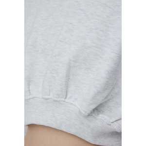 Sudadera Crop Basic Daily 100% Algodón con Cuello Redondo - Product Image 3