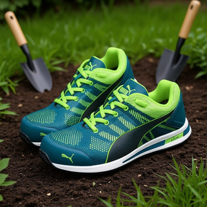 Chaussure de sécurité en tricot Elevate, modèle bas, vert, taille 40 W.11, bleu/vert, S1PS ESD FO HRO SR pour les jardins - Product Image 3