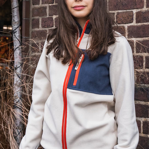 Chaqueta de forro polar de doble capa personalizada para hombre, chaqueta de forro polar Sherpa cálida para exteriores - Product Image 4