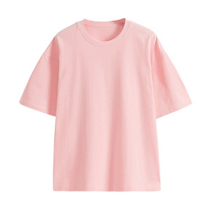 OEM Custom logo Embroidery Printed Design 200g <b>Combed</b> T-shirt 100% Cotton Children's Solid Color Short Sleeve T-shirt - Product Image 5