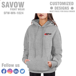 Sweatshirts à capuche pour femmes Pullover oversize Cropped Cotton Sweatshirts à capuche Streetwear Fleece Jackets Fashion Gym Wear Winter - Product Image 3