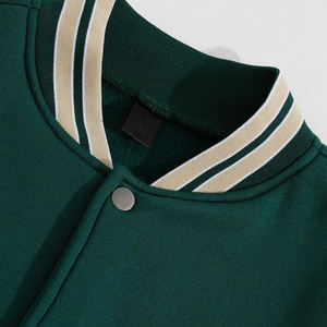 Buen proveedor con impresión de logotipo propio 2025 Servicio OEM ODM Chaquetas universitarias de béisbol universitarias informales de calidad superior para venta al por mayor - Product Image 5