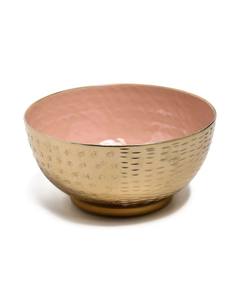 Bol à fruits en émail indien de luxe, personnalisé, écologique, en métal, design martelé, vaisselle durable pour le service et l'exposition à domicile - Product Image 3