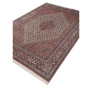 Aalam Beige <b>Brown</b> Hand Knotted <b>Wool</b> Rugs Pae-5643 for Home Use Living Carpet Medallion Rectangle Puzzle for Entryway Teenagers - Product Image 2