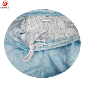 Custom Design Women's Sexy Breathable <b>Elastic</b> Waist Polyester Mesh Shorts Plus Size with Custom Pattern Logo - Product Image 2