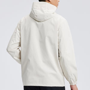 Chaqueta Impermeable para Hombre, Chaqueta Softshell de Trabajo, Chaqueta Ligera para Senderismo al Aire Libre con Capucha y Bolsillos con Cremallera - Product Image 2