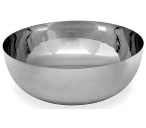 Cuenco de Metal de Diseño Ondulado Plateado de Lujo, Perfecto para Centros de Mesa Elegantes y Decoración Festiva - Product Image 2