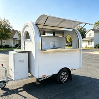Camion de restauration mobile, remorque alimentaire avec cuisine complète entièrement équipée, remorque de concession pour café, hamburgers, barbecue, restauration rapide