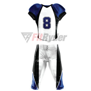 2024 uniformes de fútbol americano personalizados al por mayor equipo deportivo sublimado de secado rápido de alta calidad con patrón de bandera transpirable - Product Image 2