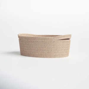 <b>Rattan</b> basket with integrated handle Handmade Storage Baskets Natural <b>Rattan</b> Modern Multifunction Made in Viet - Product Image 4