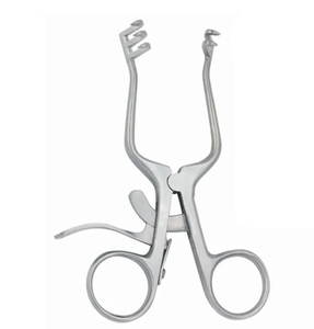 Weitlaner Lot de 2 rétracteurs manuels 5,5" et 7" à pointe mousseuse 3x4 à dents, en acier inoxydable, instruments chirurgicaux vétérinaires certifiés CE - Product Image 5