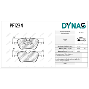 Per BMW serie 1 F20 Set pastiglie freno posteriore comprende disco da 290mm per 3 serie - Product Image 1