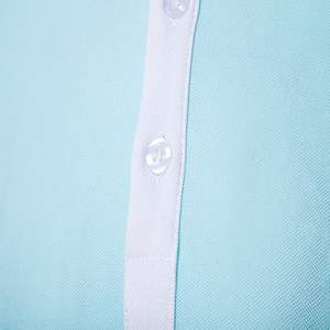 กระดุมผ่าหน้าเสื้อเชิ้ตผู้ชาย, เสื้อโปโลผ้าฝ้าย100% ระบายอากาศได้มีลายพิมพ์ลายต่อกันลำลอง - Product Image 5