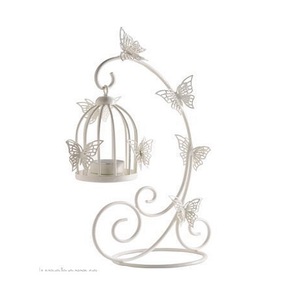 attractive iron hut <b>cage</b> candle holder with iron wire wrap hanging style t-<b>light</b> candle holder for home decoration - Product Image 5