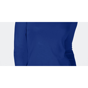 Maglia da Donna Charter Club in Cotone con Collo Alto, Taglia XX-Large, Blu a Righe con Stampa Y2K, Lavorata a Mano, Mezza Manica per Autunno Inverno - Product Image 3