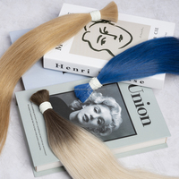 Prix bas pour les détaillants : Extensions de cheveux vierges Remy européens bleus, styles ondulés naturels et ondulations profondes lâches en gros