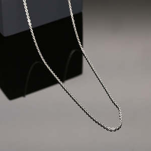 Collar de Cadena de Eslabones de Bambú Chapado en Oro de 18k, Joyería Clásica para Regalo de Boda y Compromiso - Product Image 1