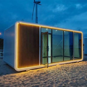 Cabaña Móvil Multifuncional de Lujo Prefabricada de 5.8m con Panel Sándwich de Acero Transpirable, Certificación CE - Product Image 4