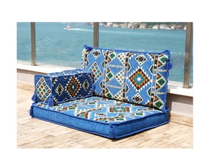 Sièges de sol arabes Canapé de sol arabe Sol de siège arabe | 90x70x10cm 3 pièces 1 Set - Product Image 1