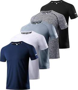 Men's Dry Fit Moisture <b>Wicking</b> Short Sleeve Workout Running <b>T</b>-<b>Shirts</b> Sports Gym Athletic Dry <b>Wicking</b> <b>Shirts</b> - Product Image 1
