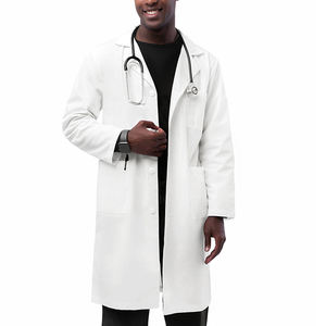 Blouse de travail OEM à succès, personnalisable, unisexe, blouse médicale, blouse de laboratoire, uniformes d'hôpital, coton de haute qualité - Product Image 1