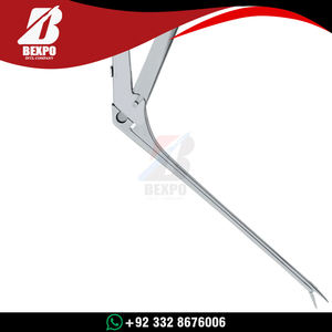 Juego de Pinzas Microlaringales de 2 x 250 mm, Pinzas de Biopsia de Acero Inoxidable para Instrumentos Quirúrgicos ORL - Product Image 4