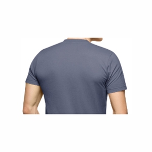 Camisetas personalizadas de alta calidad con diseño de cuello redondo Camiseta lisa de algodón de manga corta hecha de poliéster/Tela de punto de algodón - Product Image 6