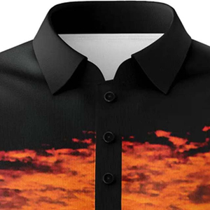 Camisas Polo de Pesca para Hombre con Protección Solar UPF50, Sublimación OEM al por Mayor, Secado Rápido, Manga Corta, Transpirables, Colores Personalizados - Product Image 3