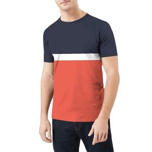 Camiseta de Cuello en V Personalizada al por Mayor para Hombre, de Alta Calidad, Secado Rápido, Talla Personalizada, Logotipo OEM, 100% Algodón, Ajuste Holgado, Estampada - Product Image 1