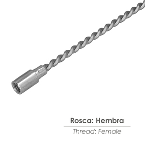 Tubo Flessibile Mango per Spazzole con Filettatura M12, Lunghezza 1 Metro - Product Image 3