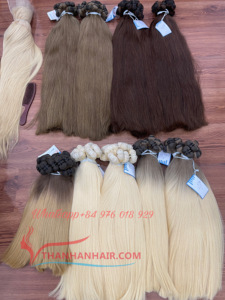 Premium High Top 100% Extensions de cheveux de trame humaine brute Couleur naturelle Sans enchevêtrement Super Double Drawn Wave & Curl Styles en Bundle - Product Image 3