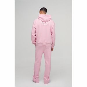 Haute qualité unisexe hiver surdimensionné pull à capuche Premium 100% coton impression numérique goutte épaule conception 3D broderie - Product Image 2