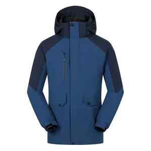 2025 invierno nueva chaqueta cortavientos impermeable cálida logotipo personalizado estampado bordado cremallera transpirable para montañismo al aire libre - Product Image 6