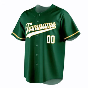 USA Size <b>Baseball</b> Uniform Sweatshirt Heat-Transfer Printed Mesh Breathable Unisex Embroidery Custom Jersey Plus Size Moisture - Product Image 3