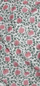 Tissu en coton côtelé imprimé floral blanc Le Souvenirs, respirant, pour décoration intérieure, vêtements, cadeau personnalisé pour sac et rideau - Product Image 3