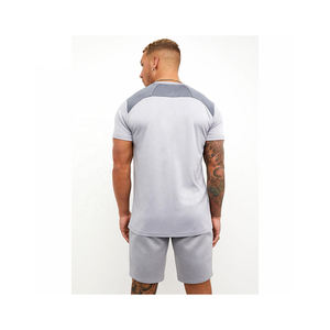 Ensemble court décontracté d'été 100 % coton tricoté pour homme, séchage rapide, conception de logo personnalisé, créez votre propre style, bon prix, marque privée, vente en gros - Product Image 5