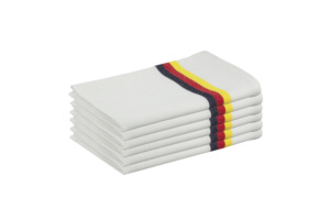 Toalla de hueso de arenque de algodón 100% para el hogar, playa, Cocina, Restaurante infantil, microfibra de lino sostenible tejida de Color Turquesa - Product Image 3