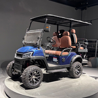 Voiturette de golf électrique 4x4 à grande vitesse, 4 portes, 4 places, tout-terrain, mini-voiturette de golf électrique 48V, modèle 2026