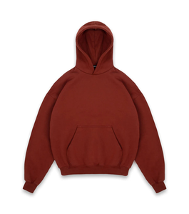 Tendance Logo personnalisé Épais 500 gsm Boxy Fit Décontracté Surdimensionné 100% Coton Côtelé Taille Super Lourd Polaire Hoodies Unisexe - Product Image 6