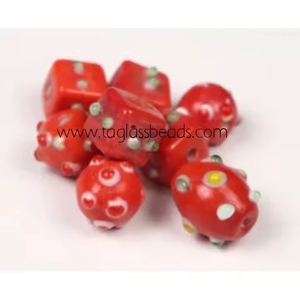 Lujo 10mm Millefiori Crystal Lampwork Glass Beads Hecho a mano India Negro Azul Diseños de joyería personalizados Mejor proveedor Caja de embalaje - Product Image 3