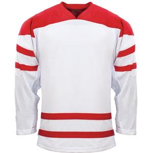 <b>Men's</b> High Custom Summer <b>Satin</b> V-Neck Casual Hockey Practice Jersey Unique Striped Print Breathable <b>for</b> Junior Senior Adult - Product Image 6